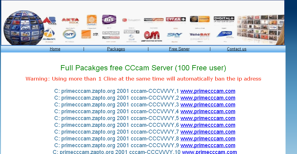Active cline cccam gratuit